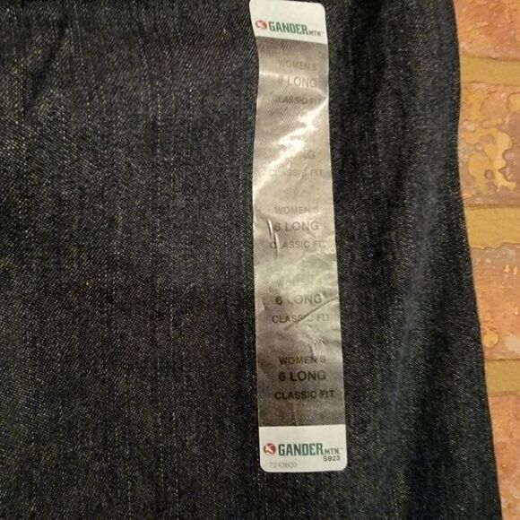 Gander Mountain jeans classic fit size 6 long NWT - Picture 3 of 6